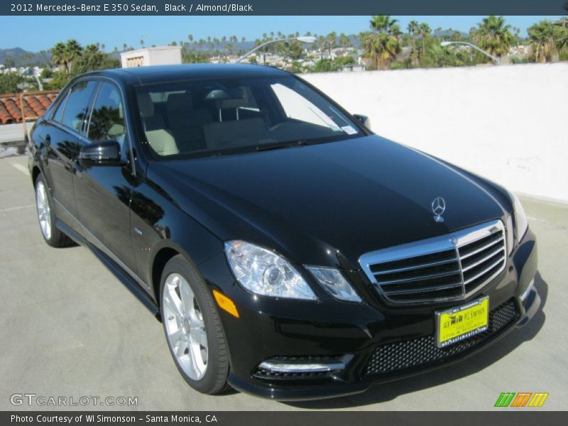 Black / Almond/Black 2012 Mercedes-Benz E 350 Sedan