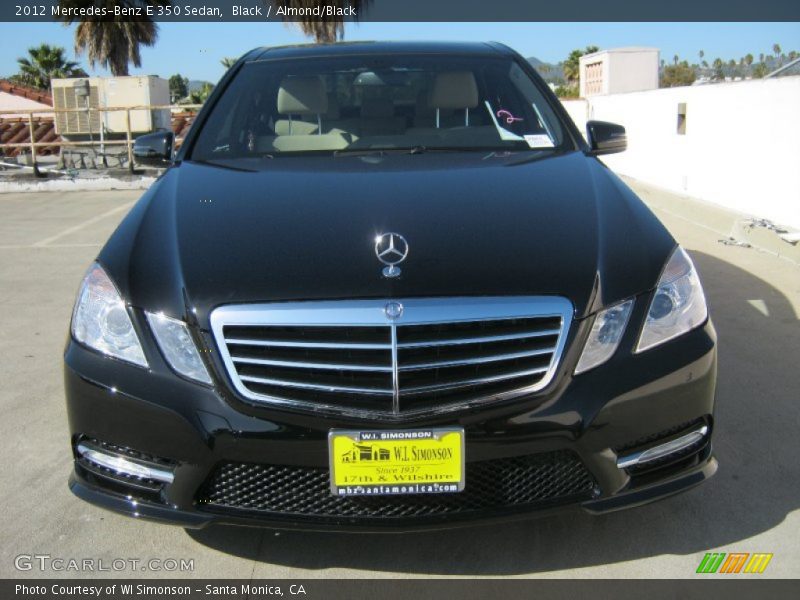 Black / Almond/Black 2012 Mercedes-Benz E 350 Sedan