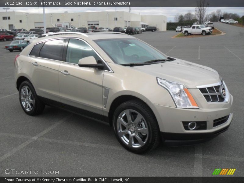 Gold Mist Metallic / Shale/Brownstone 2012 Cadillac SRX Performance