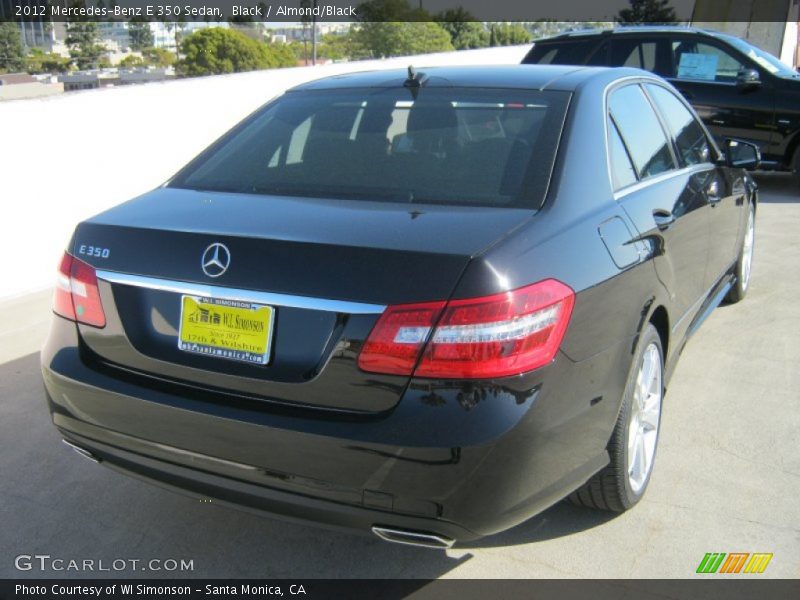 Black / Almond/Black 2012 Mercedes-Benz E 350 Sedan