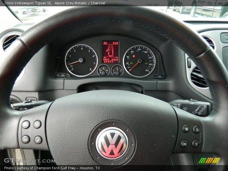 Alpine Grey Metallic / Charcoal 2009 Volkswagen Tiguan SE