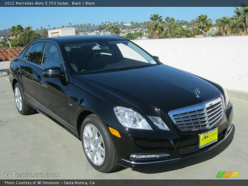 Black / Black 2012 Mercedes-Benz E 350 Sedan