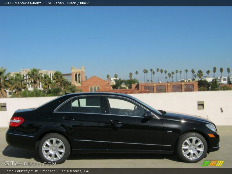 Black / Black 2012 Mercedes-Benz E 350 Sedan