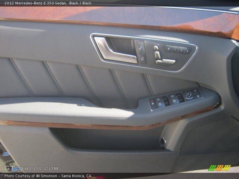 Black / Black 2012 Mercedes-Benz E 350 Sedan