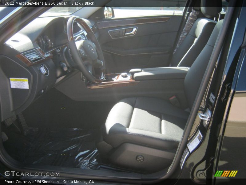 Black / Black 2012 Mercedes-Benz E 350 Sedan