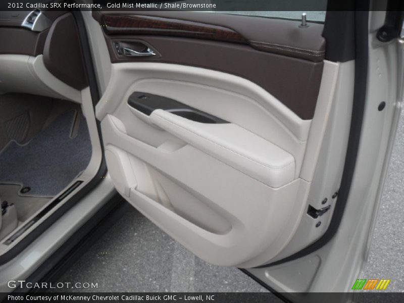 Gold Mist Metallic / Shale/Brownstone 2012 Cadillac SRX Performance