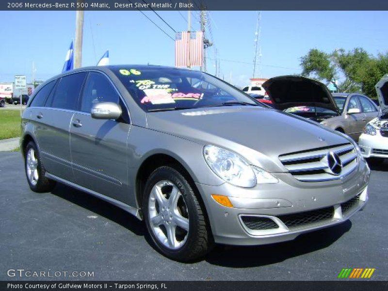 Desert Silver Metallic / Black 2006 Mercedes-Benz R 500 4Matic