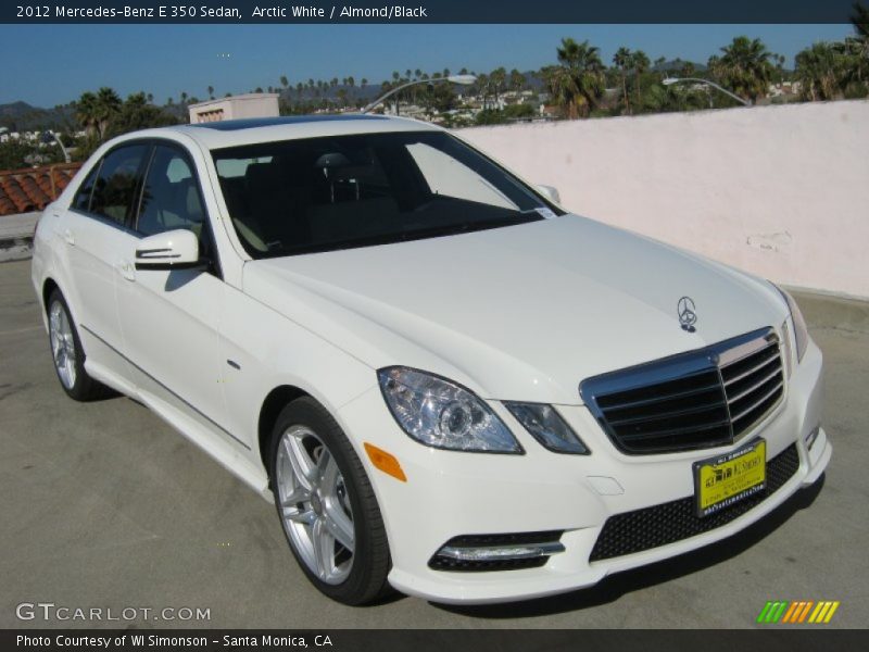 Arctic White / Almond/Black 2012 Mercedes-Benz E 350 Sedan