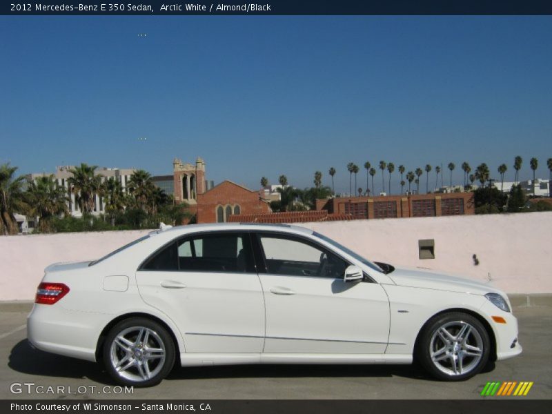 Arctic White / Almond/Black 2012 Mercedes-Benz E 350 Sedan