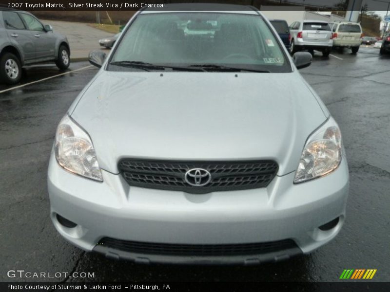 Silver Streak Mica / Dark Charcoal 2007 Toyota Matrix