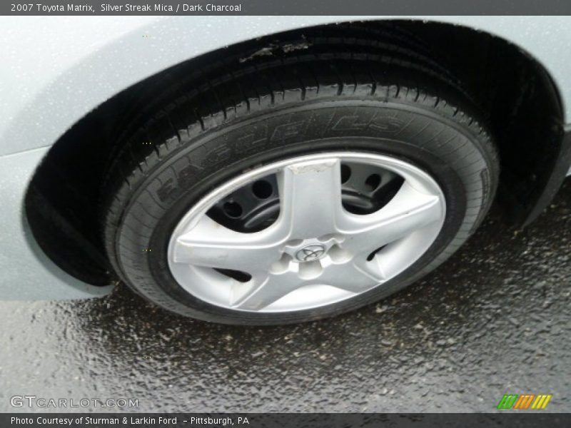 Silver Streak Mica / Dark Charcoal 2007 Toyota Matrix