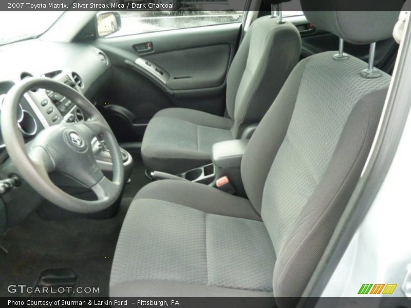 Silver Streak Mica / Dark Charcoal 2007 Toyota Matrix