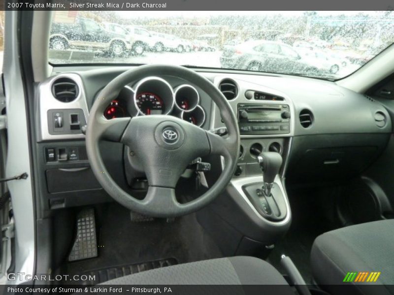 Silver Streak Mica / Dark Charcoal 2007 Toyota Matrix