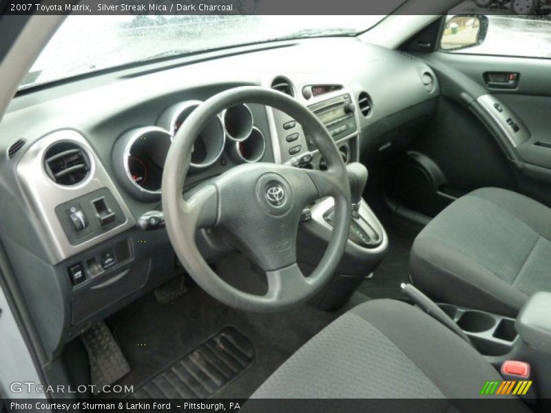 Silver Streak Mica / Dark Charcoal 2007 Toyota Matrix