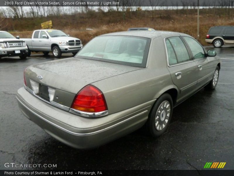 Spruce Green Metallic / Light Flint 2003 Ford Crown Victoria Sedan