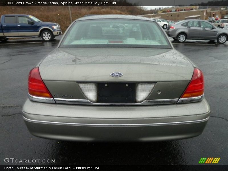 Spruce Green Metallic / Light Flint 2003 Ford Crown Victoria Sedan
