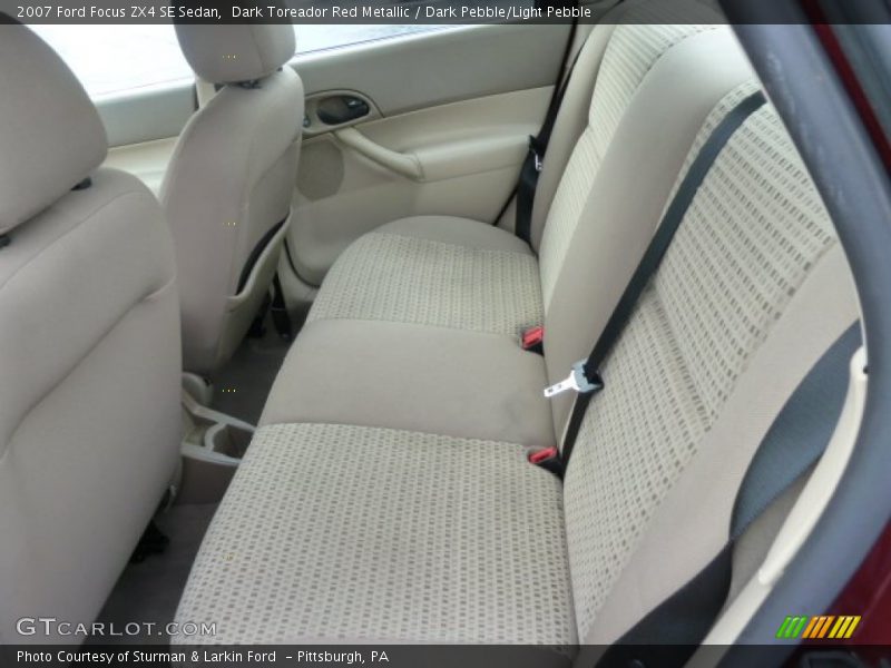 Dark Toreador Red Metallic / Dark Pebble/Light Pebble 2007 Ford Focus ZX4 SE Sedan