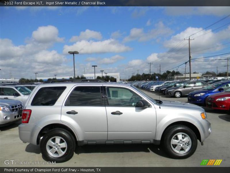 Ingot Silver Metallic / Charcoal Black 2012 Ford Escape XLT