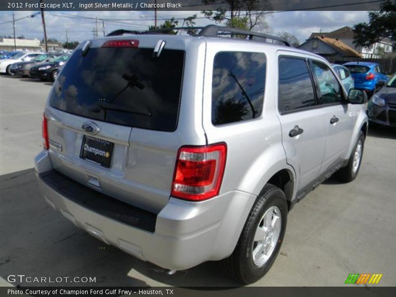 Ingot Silver Metallic / Charcoal Black 2012 Ford Escape XLT