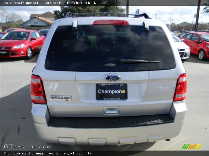 Ingot Silver Metallic / Charcoal Black 2012 Ford Escape XLT