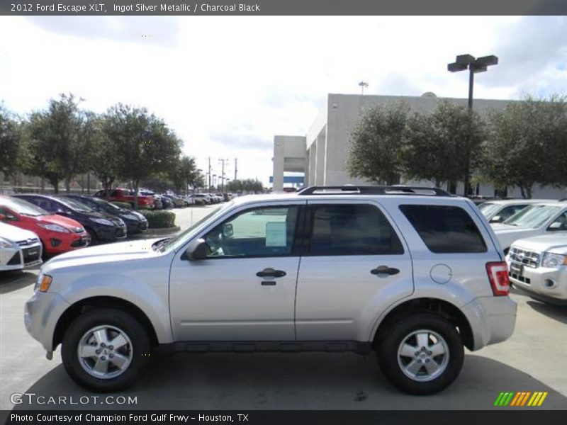Ingot Silver Metallic / Charcoal Black 2012 Ford Escape XLT