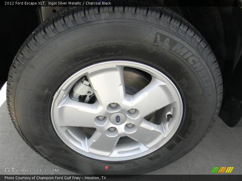 Ingot Silver Metallic / Charcoal Black 2012 Ford Escape XLT