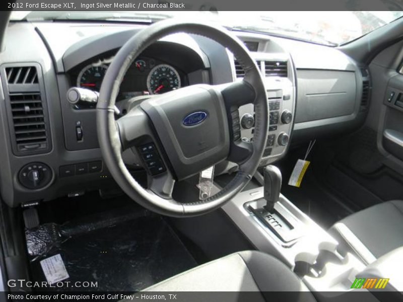 Ingot Silver Metallic / Charcoal Black 2012 Ford Escape XLT