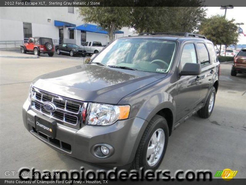 Sterling Gray Metallic / Stone 2012 Ford Escape XLT