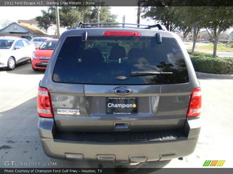 Sterling Gray Metallic / Stone 2012 Ford Escape XLT