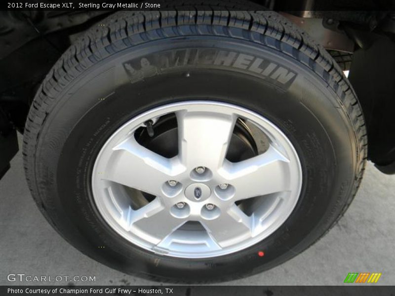 Sterling Gray Metallic / Stone 2012 Ford Escape XLT