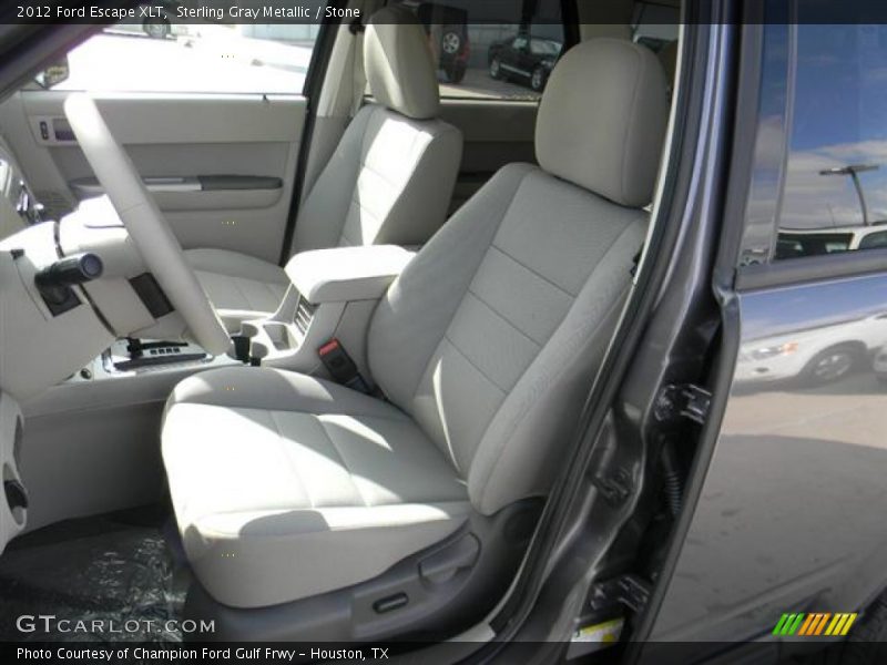 Sterling Gray Metallic / Stone 2012 Ford Escape XLT