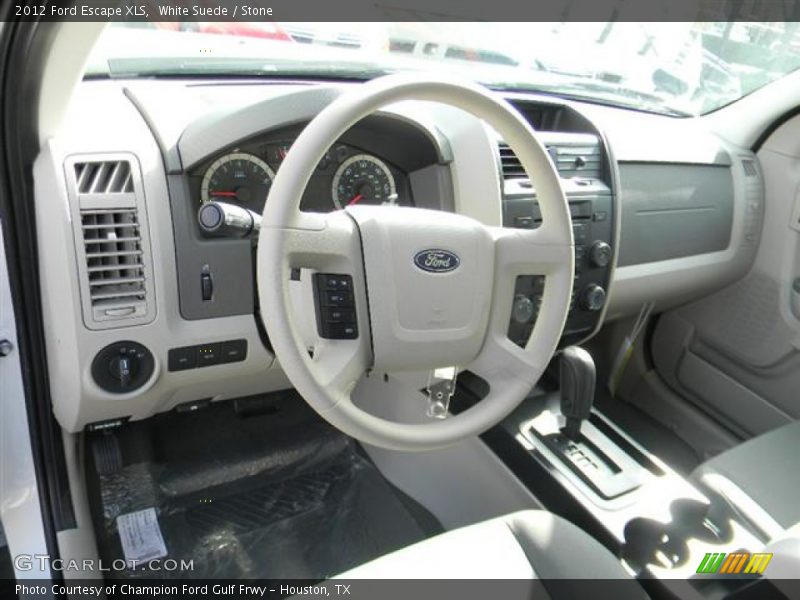 White Suede / Stone 2012 Ford Escape XLS