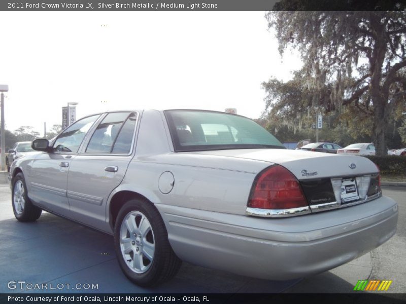 Silver Birch Metallic / Medium Light Stone 2011 Ford Crown Victoria LX