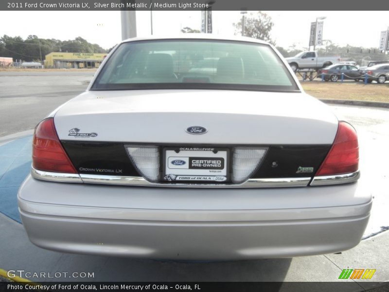 Silver Birch Metallic / Medium Light Stone 2011 Ford Crown Victoria LX