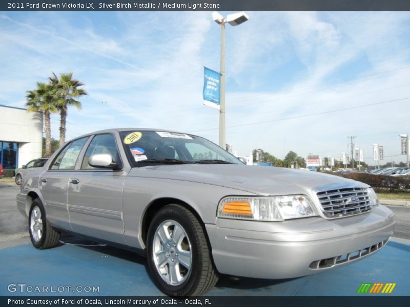 Front 3/4 View of 2011 Crown Victoria LX
