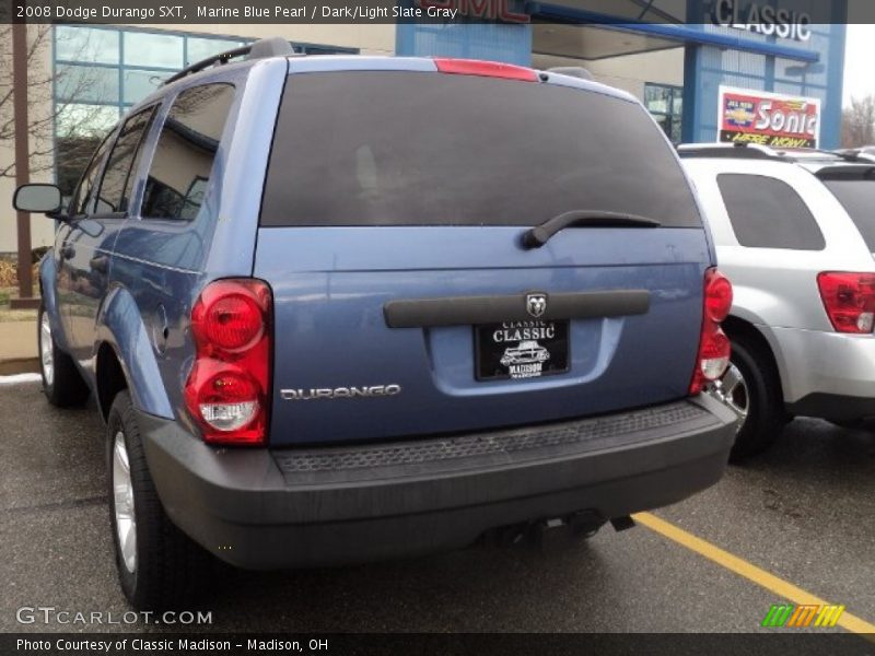 Marine Blue Pearl / Dark/Light Slate Gray 2008 Dodge Durango SXT