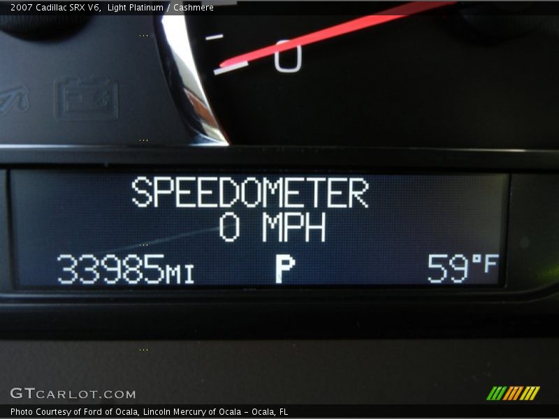 Light Platinum / Cashmere 2007 Cadillac SRX V6