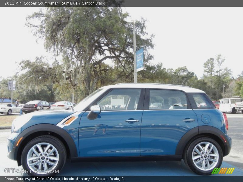Surf Blue / Carbon Black 2011 Mini Cooper Countryman