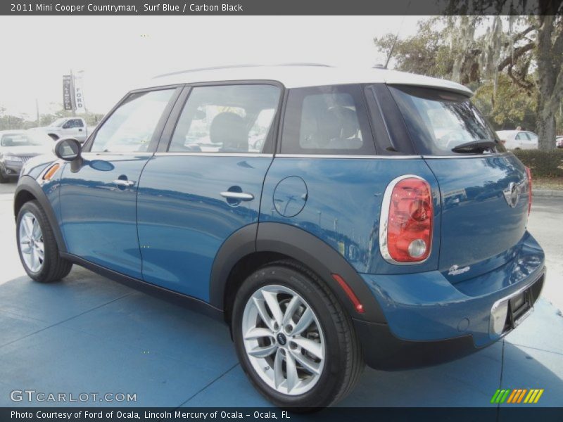 Surf Blue / Carbon Black 2011 Mini Cooper Countryman