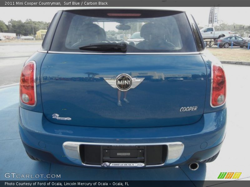Surf Blue / Carbon Black 2011 Mini Cooper Countryman