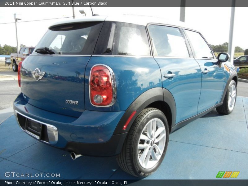 Surf Blue / Carbon Black 2011 Mini Cooper Countryman