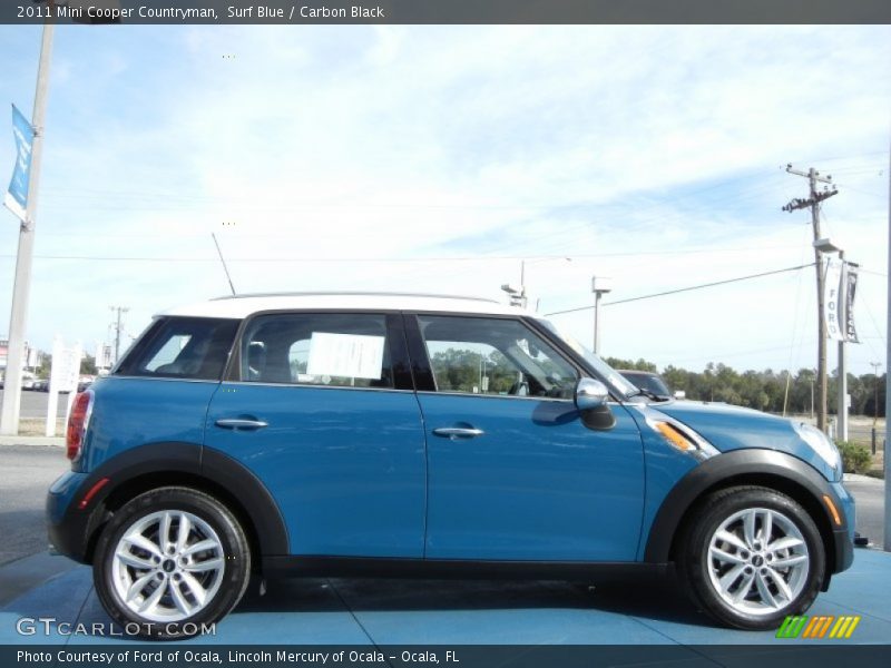 Surf Blue / Carbon Black 2011 Mini Cooper Countryman