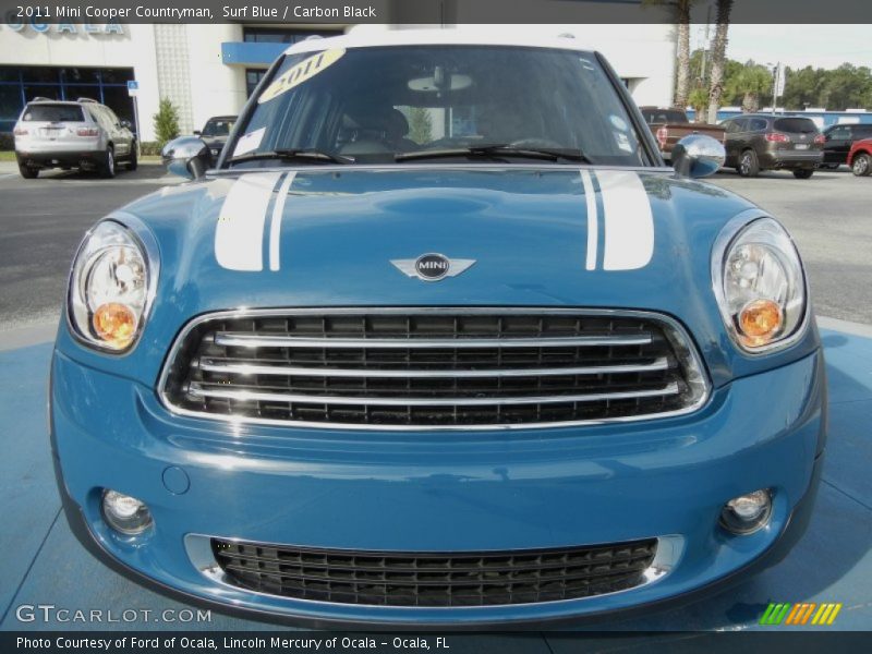Surf Blue / Carbon Black 2011 Mini Cooper Countryman