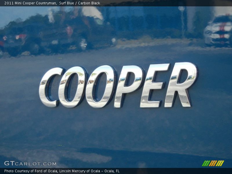 Surf Blue / Carbon Black 2011 Mini Cooper Countryman