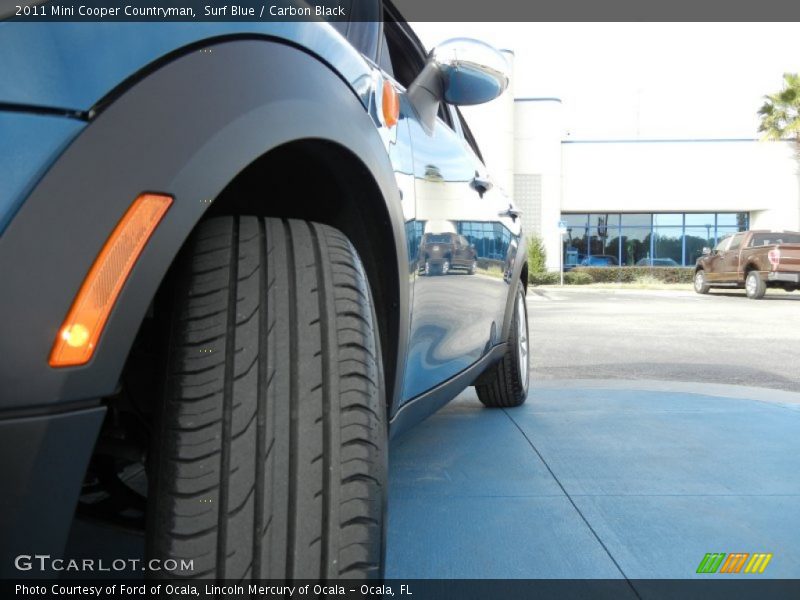 Surf Blue / Carbon Black 2011 Mini Cooper Countryman