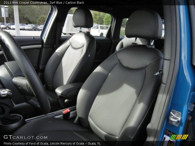 Surf Blue / Carbon Black 2011 Mini Cooper Countryman