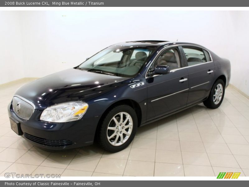 Ming Blue Metallic / Titanium 2008 Buick Lucerne CXL