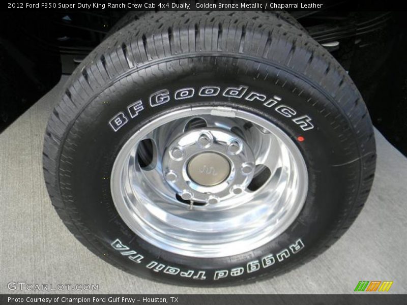  2012 F350 Super Duty King Ranch Crew Cab 4x4 Dually Wheel