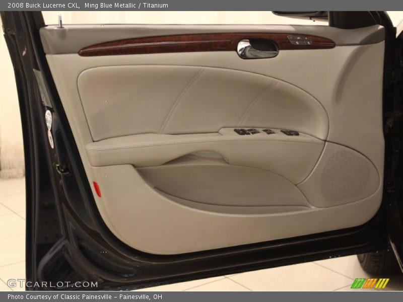 Ming Blue Metallic / Titanium 2008 Buick Lucerne CXL