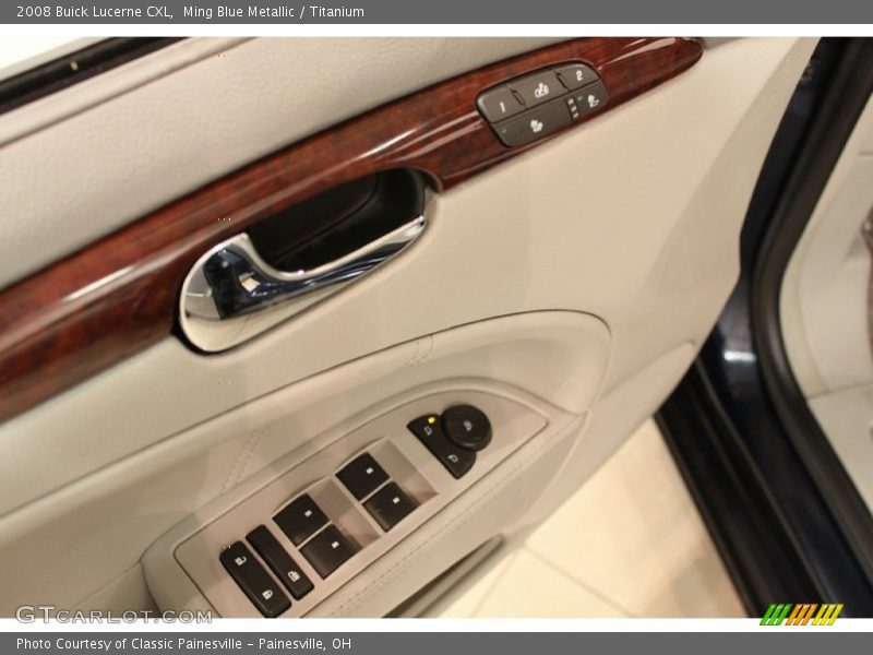 Ming Blue Metallic / Titanium 2008 Buick Lucerne CXL